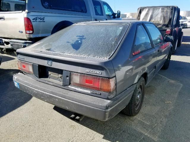 1HGBA5344GA164729 - 1986 HONDA ACCORD LXI GRAY photo 4