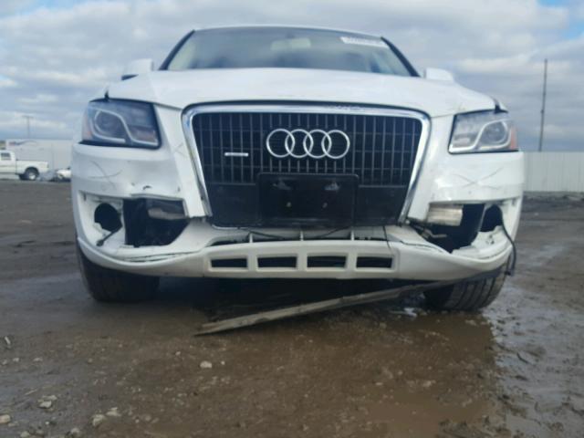 WA1VKAFP0AA067858 - 2010 AUDI Q5 PRESTIG WHITE photo 9