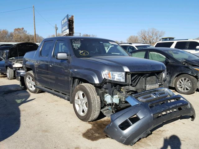 5FPYK1F5XAB009353 - 2010 HONDA RIDGELINE GRAY photo 1