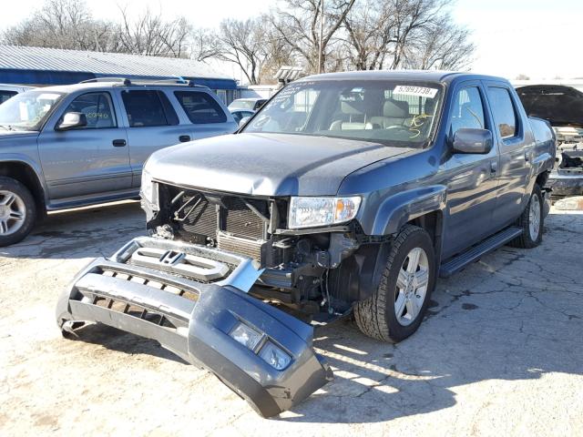 5FPYK1F5XAB009353 - 2010 HONDA RIDGELINE GRAY photo 2