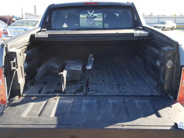 5FPYK1F5XAB009353 - 2010 HONDA RIDGELINE GRAY photo 6