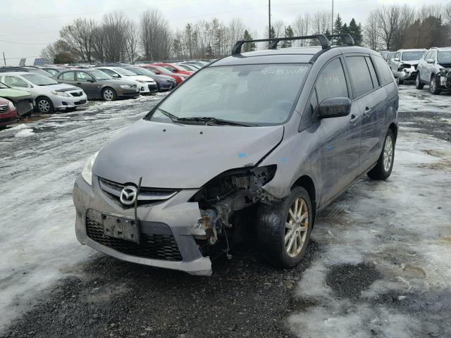 JM1CR2W32A0371632 - 2010 MAZDA 5 GRAY photo 2