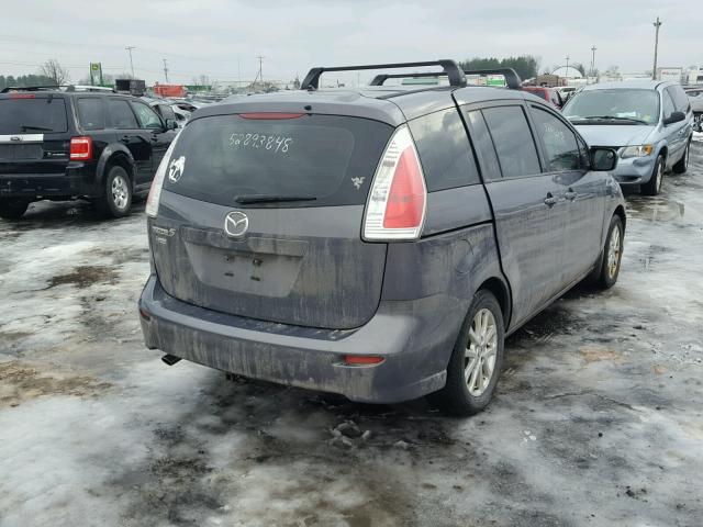 JM1CR2W32A0371632 - 2010 MAZDA 5 GRAY photo 4