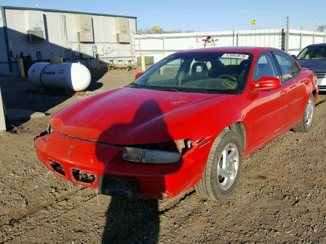 1G2WJ52K2XF267963 - 1999 PONTIAC GRAND PRIX წითელი ფოტო 2