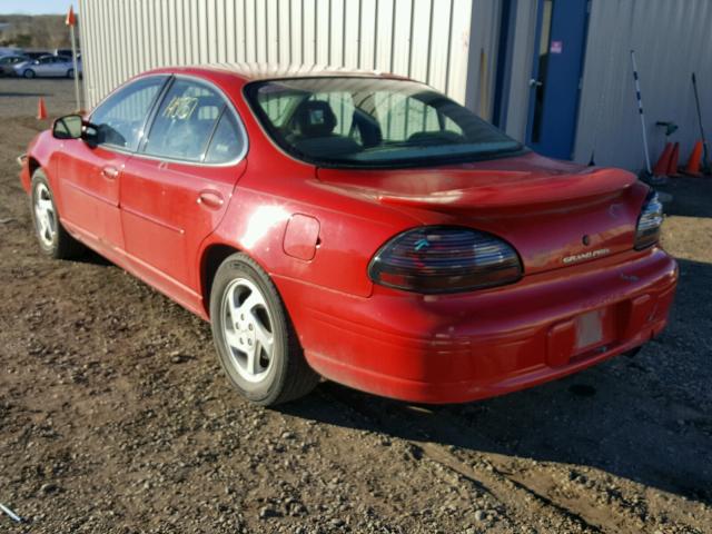 1G2WJ52K2XF267963 - 1999 PONTIAC GRAND PRIX წითელი ფოტო 3