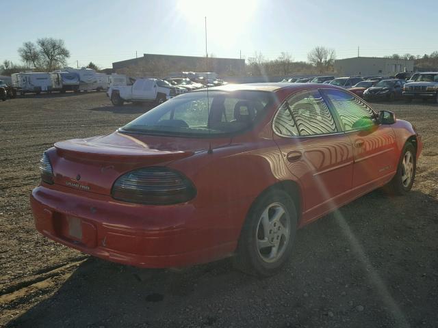 1G2WJ52K2XF267963 - 1999 PONTIAC GRAND PRIX წითელი ფოტო 4