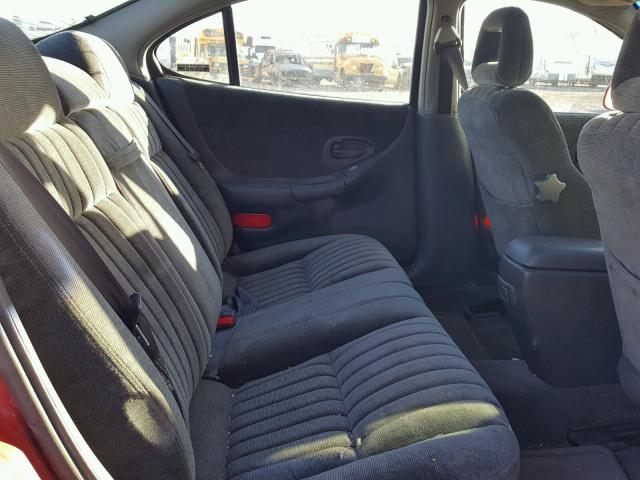 1G2WJ52K2XF267963 - 1999 PONTIAC GRAND PRIX წითელი ფოტო 6