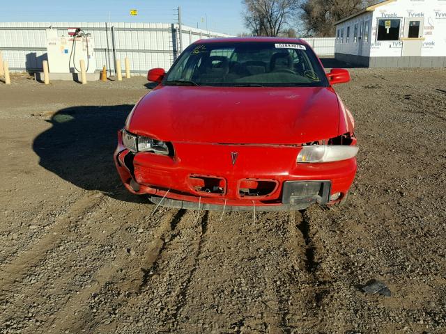 1G2WJ52K2XF267963 - 1999 PONTIAC GRAND PRIX წითელი ფოტო 9