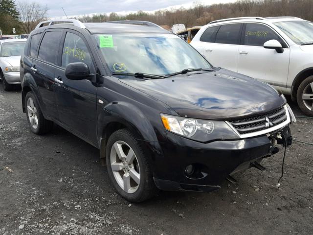 JA4MT41X27Z008872 - 2007 MITSUBISHI OUTLANDER BLACK photo 1