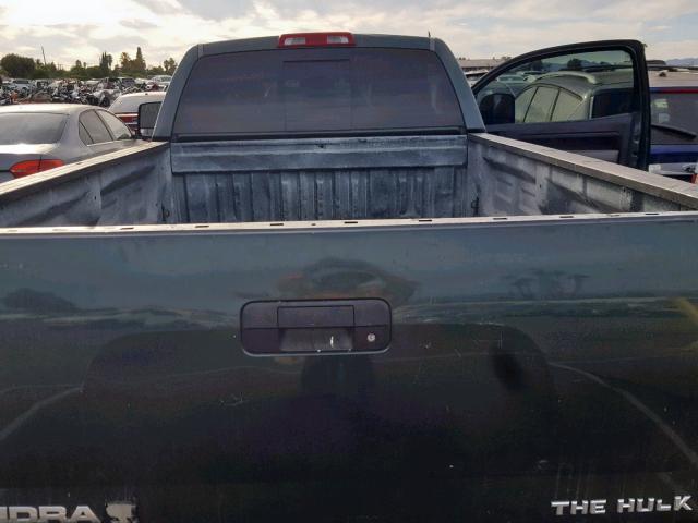 5TFLV52177X009703 - 2007 TOYOTA TUNDRA GREEN photo 6