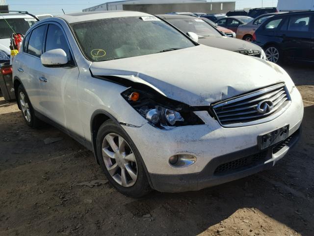 JNKAJ09F98M357284 - 2008 INFINITI EX35 BASE WHITE photo 1