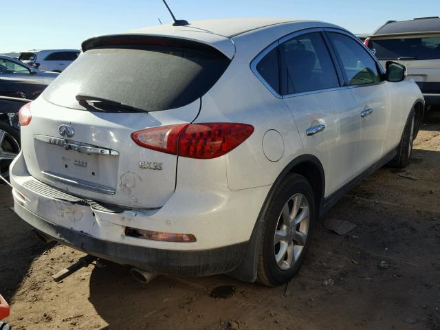 JNKAJ09F98M357284 - 2008 INFINITI EX35 BASE WHITE photo 4
