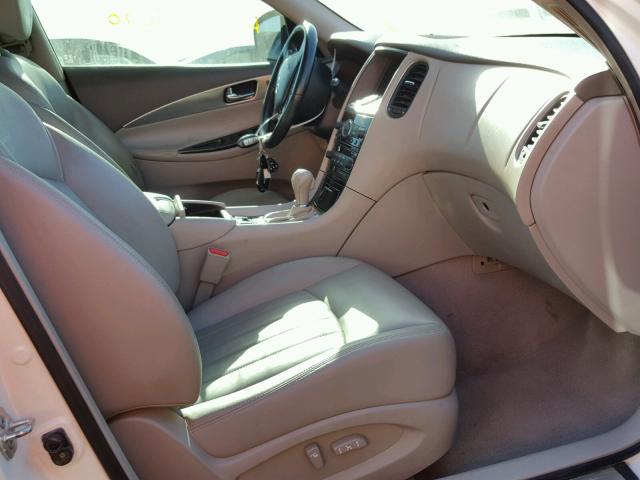 JNKAJ09F98M357284 - 2008 INFINITI EX35 BASE WHITE photo 5