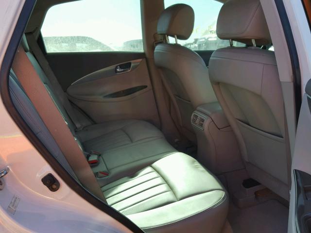 JNKAJ09F98M357284 - 2008 INFINITI EX35 BASE WHITE photo 6