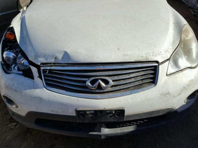 JNKAJ09F98M357284 - 2008 INFINITI EX35 BASE WHITE photo 7
