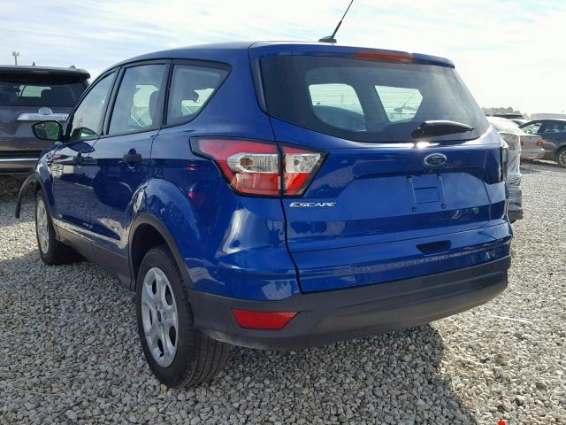 1FMCU0F77JUB41952 - 2018 FORD ESCAPE S BLUE photo 3