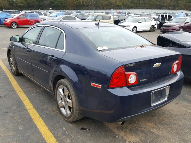 1G1ZH57B884222917 - 2008 CHEVROLET MALIBU 1LT BLUE photo 3
