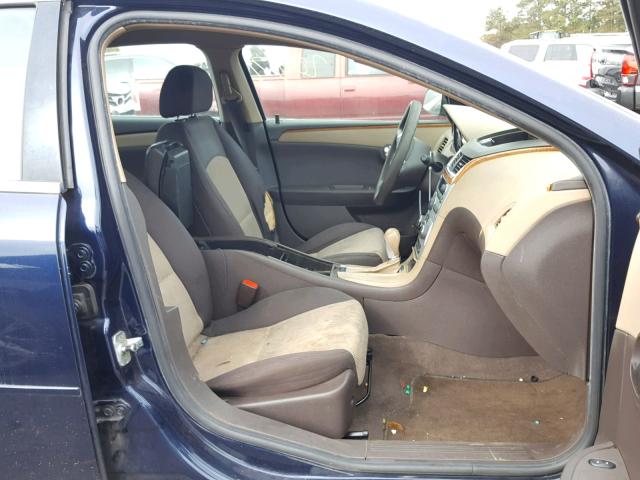 1G1ZH57B884222917 - 2008 CHEVROLET MALIBU 1LT BLUE photo 5