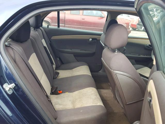 1G1ZH57B884222917 - 2008 CHEVROLET MALIBU 1LT BLUE photo 6