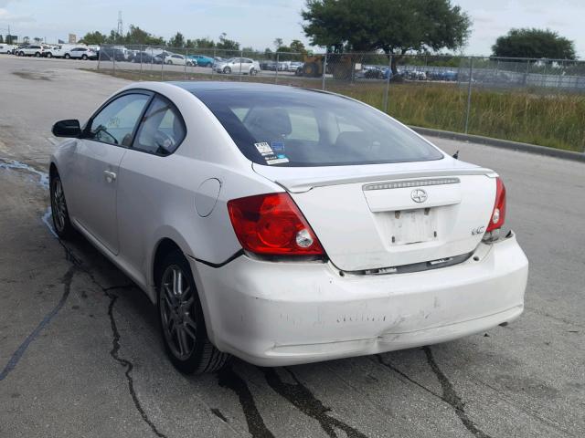 JTKDE177350046613 - 2005 TOYOTA SCION TC 白色 照片 3