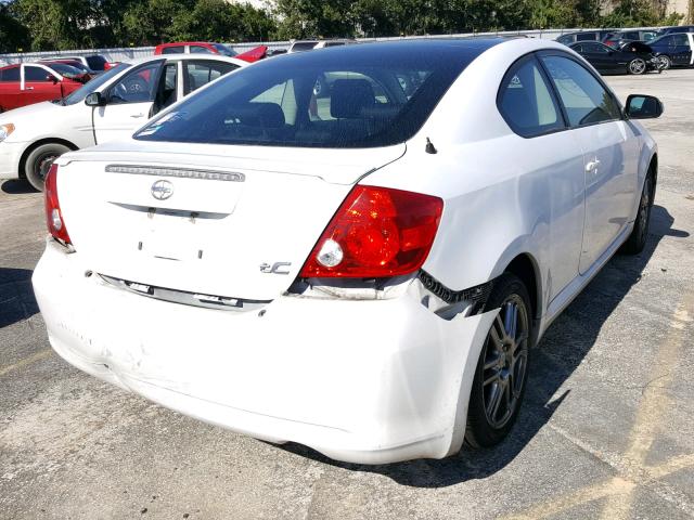 JTKDE177350046613 - 2005 TOYOTA SCION TC 白色 照片 4