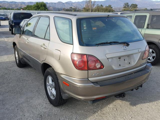 JT6HF10U4X0036043 - 1999 LEXUS RX 300 BEIGE photo 3