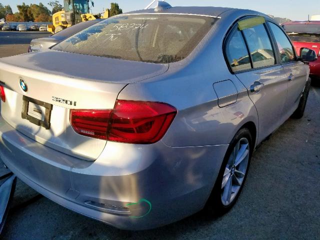 WBA8E5G5XJNV02163 - 2018 BMW 320 XI SILVER photo 4