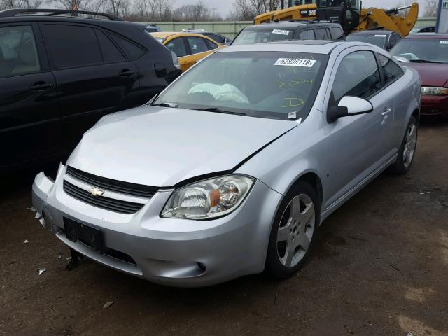 1G1AT18H897202223 - 2009 CHEVROLET COBALT LT SILVER photo 2