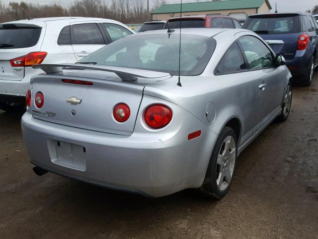 1G1AT18H897202223 - 2009 CHEVROLET COBALT LT SILVER photo 4