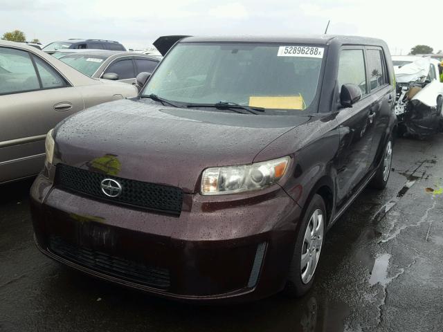 JTLKE50E081041869 - 2008 TOYOTA SCION XB Tünd qırmızı foto 2