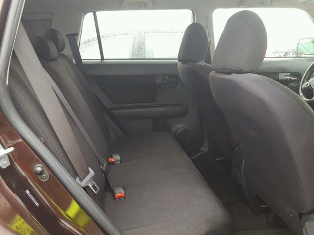 JTLKE50E081041869 - 2008 TOYOTA SCION XB Tünd qırmızı foto 6