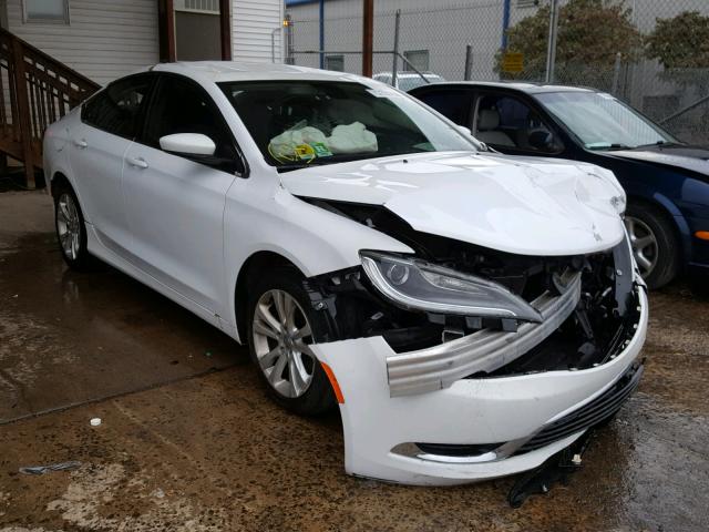 1C3CCCAB3FN676996 - 2015 CHRYSLER 200 LIMITE WHITE photo 1