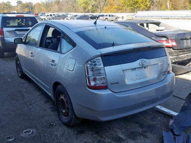 JTDKB20U583318241 - 2008 TOYOTA PRIUS SILVER photo 3