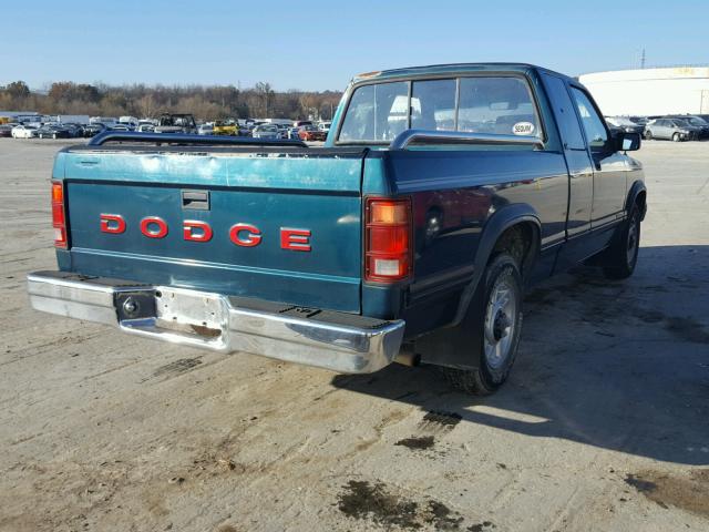 1B7FL23X6PS162154 - 1993 DODGE DAKOTA GREEN photo 4