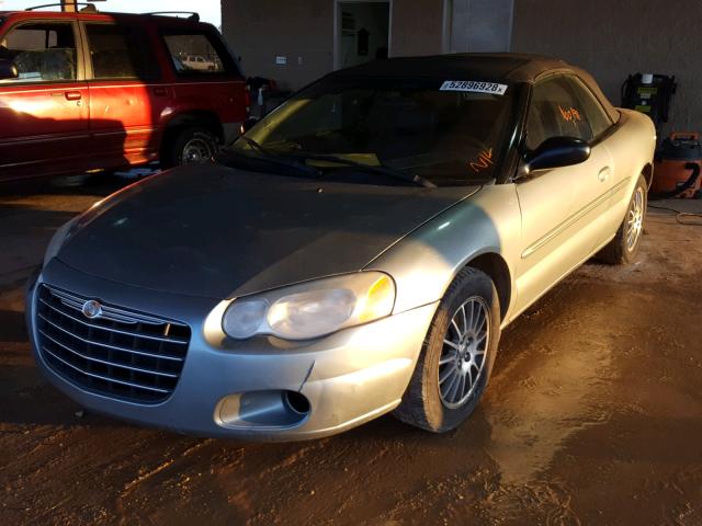 1C3EL55R85N618747 - 2005 CHRYSLER SEBRING TO TEAL photo 2