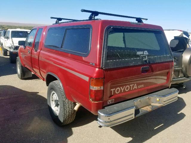 JT4VN13G4R5130661 - 1994 TOYOTA PICKUP 1/2 RED photo 3