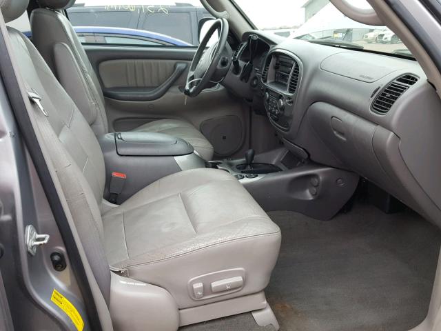 5TDBT48A73S159569 - 2003 TOYOTA SEQUOIA LI SILVER photo 5