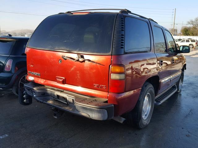 1GKEK13Z72J272238 - 2002 GMC YUKON MAROON photo 4