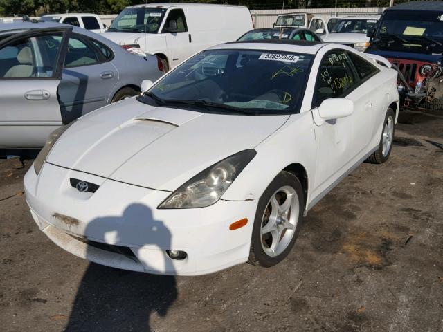 JTDDY32T8Y0026912 - 2000 TOYOTA CELICA GT- WHITE photo 2