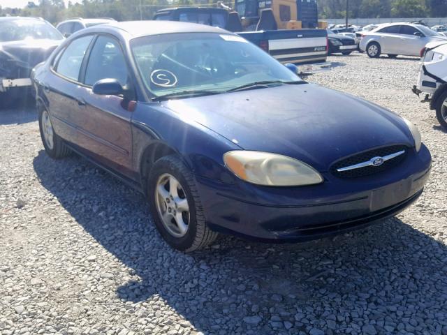 1FAFP55U22A128306 - 2002 FORD TAURUS SES BLUE photo 1