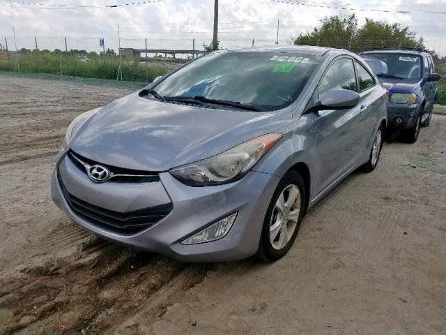 KMHDH6AE5DU018804 - 2013 HYUNDAI ELANTRA CO GRAY photo 2