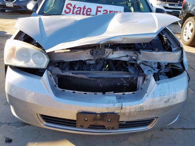 1G1ZS58F87F237942 - 2007 CHEVROLET MALIBU LS 银色 照片 9