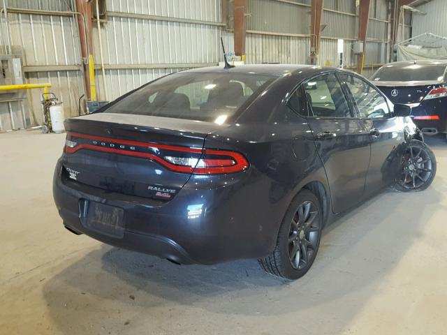 1C3CDFBB3ED716074 - 2014 DODGE DART SXT BLACK photo 4