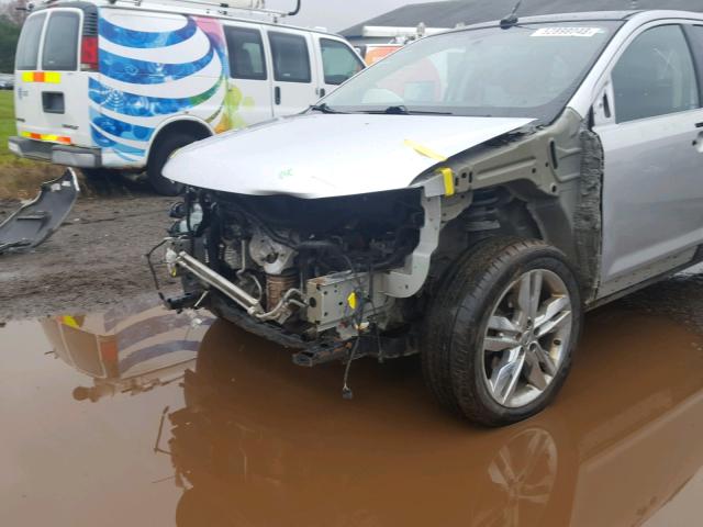 2FMDK4KC7DBA89544 - 2013 FORD EDGE LIMIT SILVER photo 9