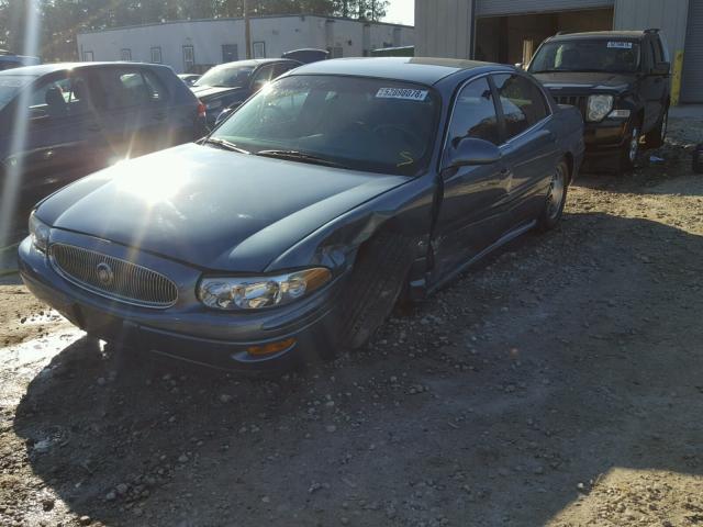 1G4HP54K51U269396 - 2001 BUICK LESABRE CU BLUE photo 2