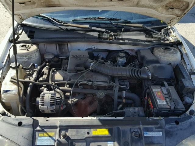 1G1JC524517302409 - 2001 CHEVROLET CAVALIER B WHITE photo 7