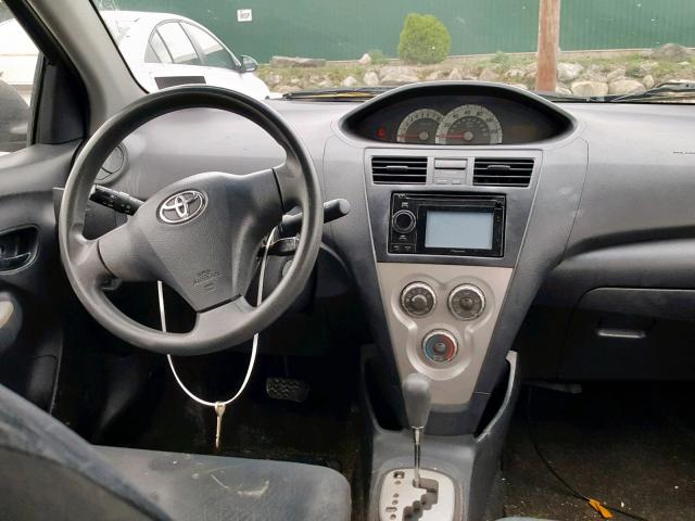 JTDBT923571133546 - 2007 TOYOTA YARIS BLACK photo 9