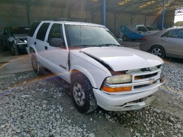 1GNDT13X63K139542 - 2003 CHEVROLET BLAZER WHITE photo 1