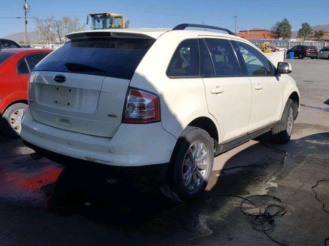 2FMDK38C98BA62157 - 2008 FORD EDGE SEL CREAM photo 4