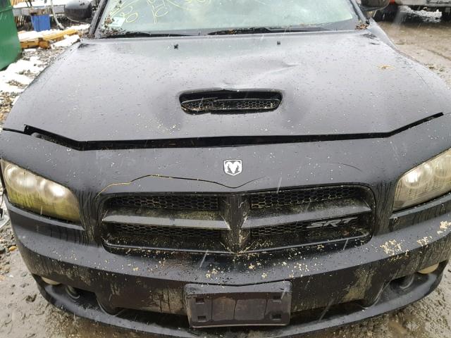 2B3LA73W79H568730 - 2009 DODGE CHARGER SR BLACK photo 7